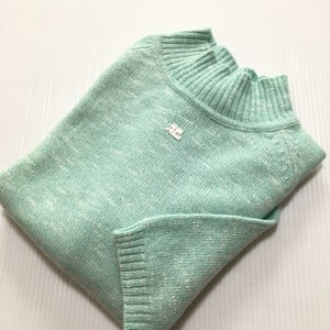 courreges knit tops Blue クレージュ  ニット　トップス