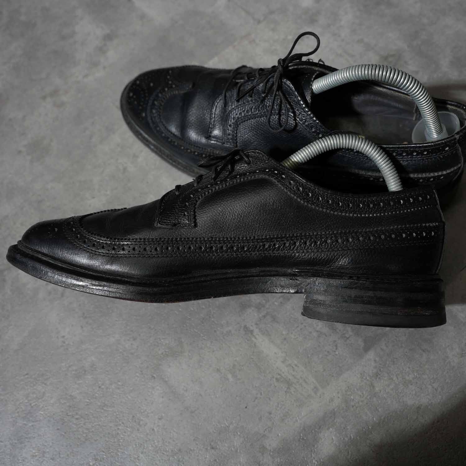 Etonic Fashions by Eaton ウイングチップ レザーシューズ ブラック