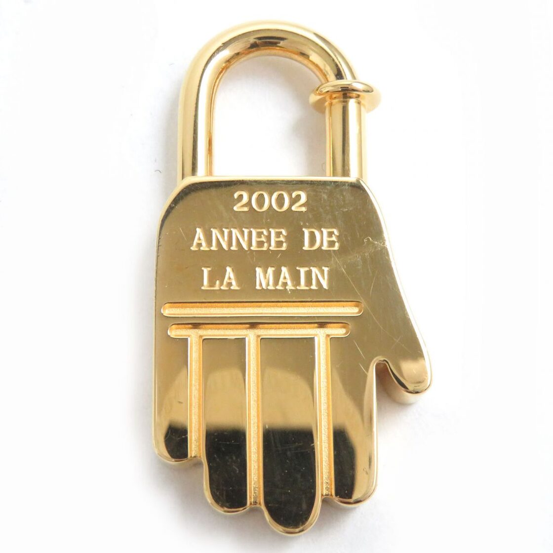 美品△2002限定 HERMES エルメス ANNEE DE LA MAIN カデナ ハンド／手 