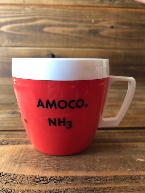 AMOCO STANDARD OIL MUG/アモコ オイル サーモスマグ プラスチック製 70's