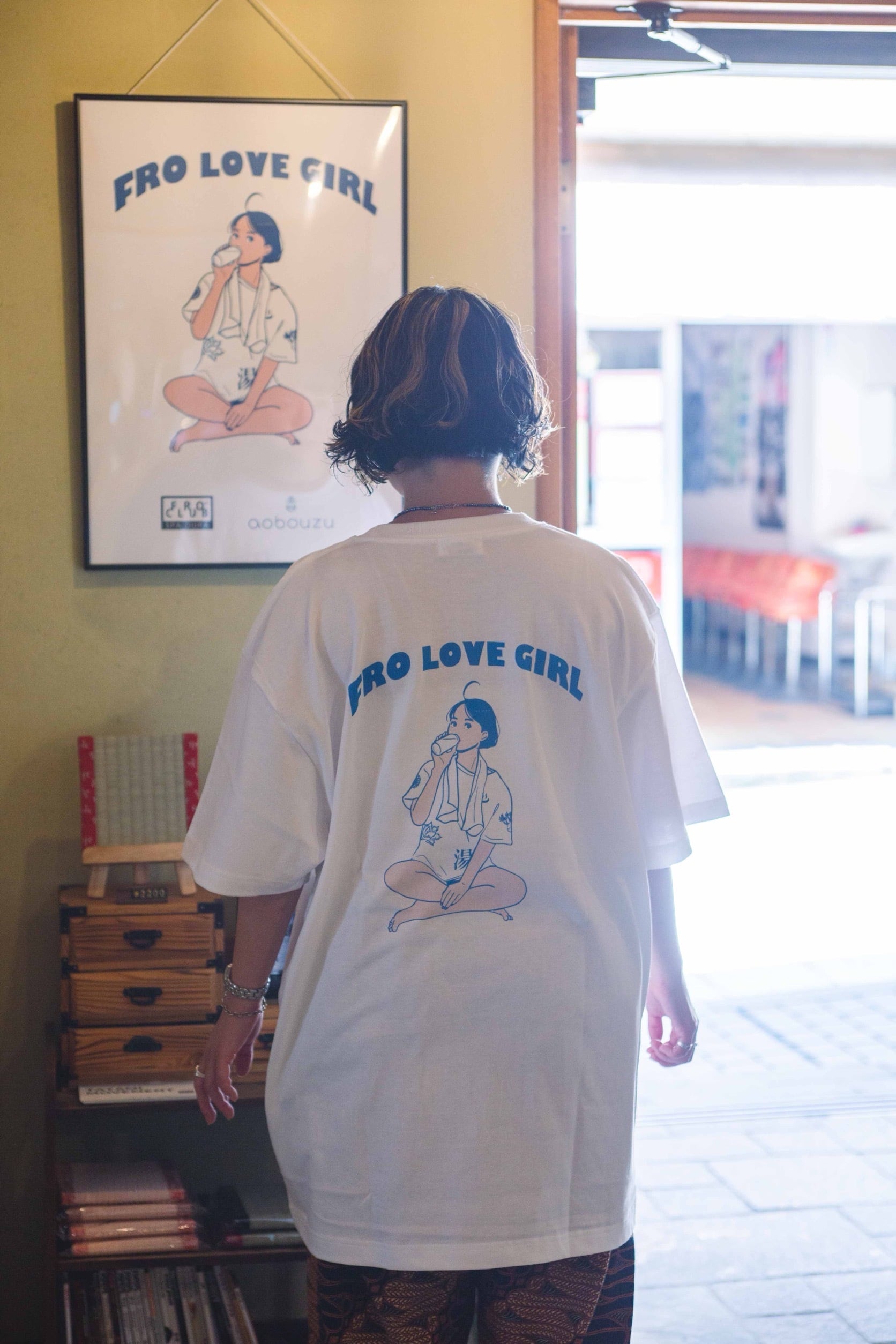 FROCLUB×青坊主 ”湯上がりGirl”TEE【受注生産商品】