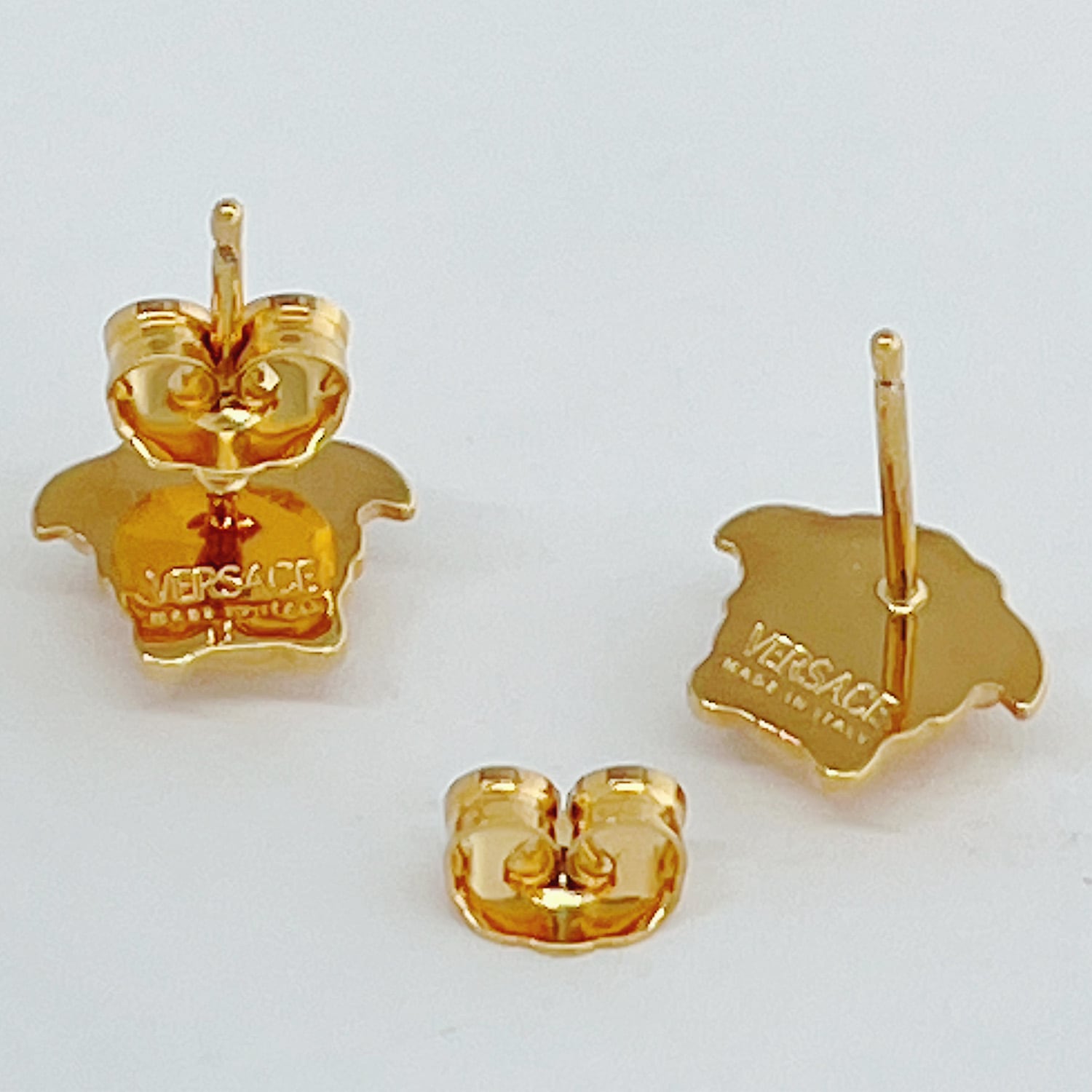 VERSACE ヴェルサーチ グレカモチーフ フープ イヤリング ピアス