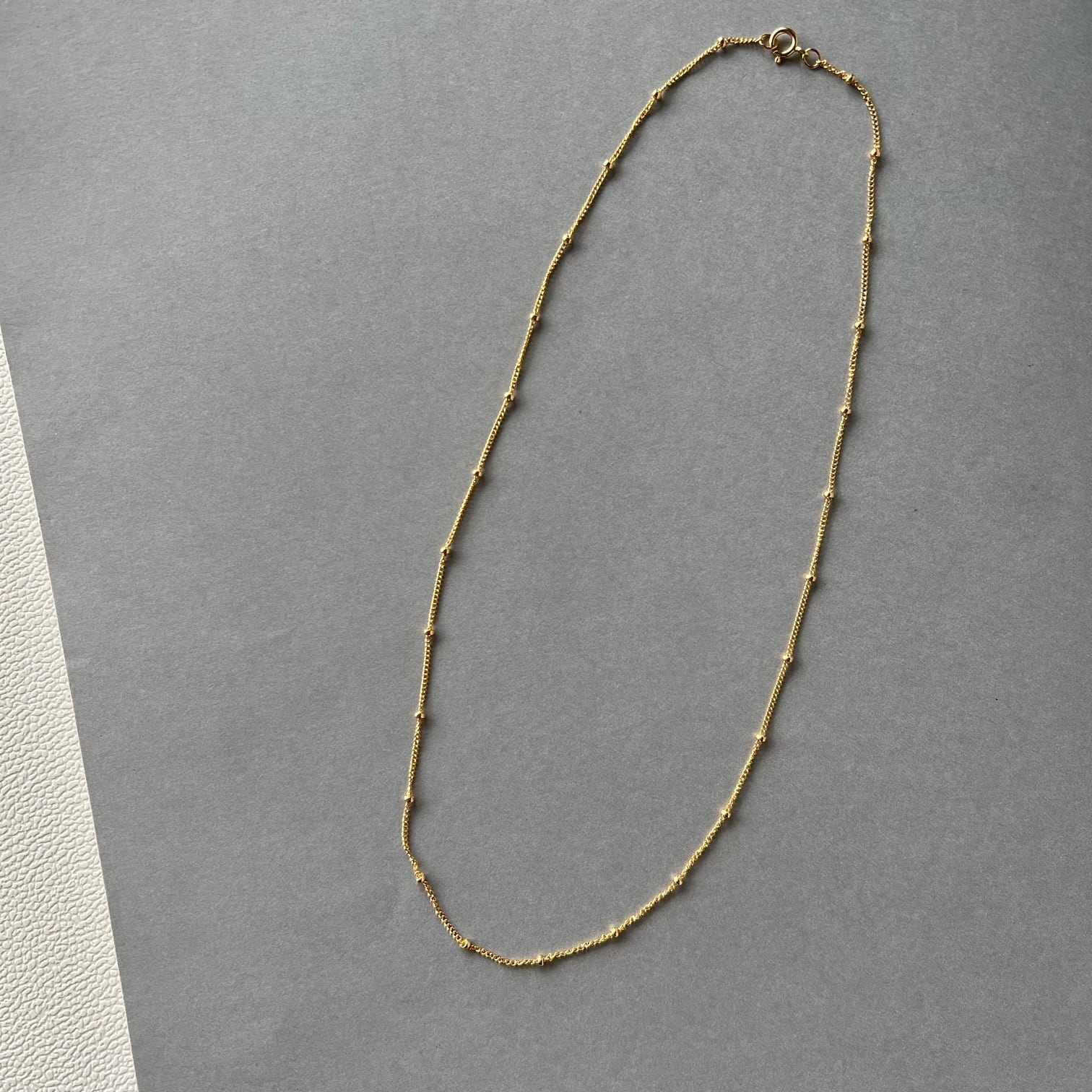 Dot Chain Necklace 41㎝/46㎝