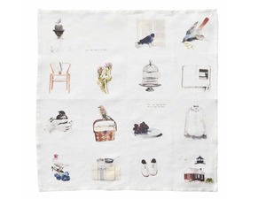 fog linen work　|　ハンカチ　MISATO OGIHARA 鳥との暮らし