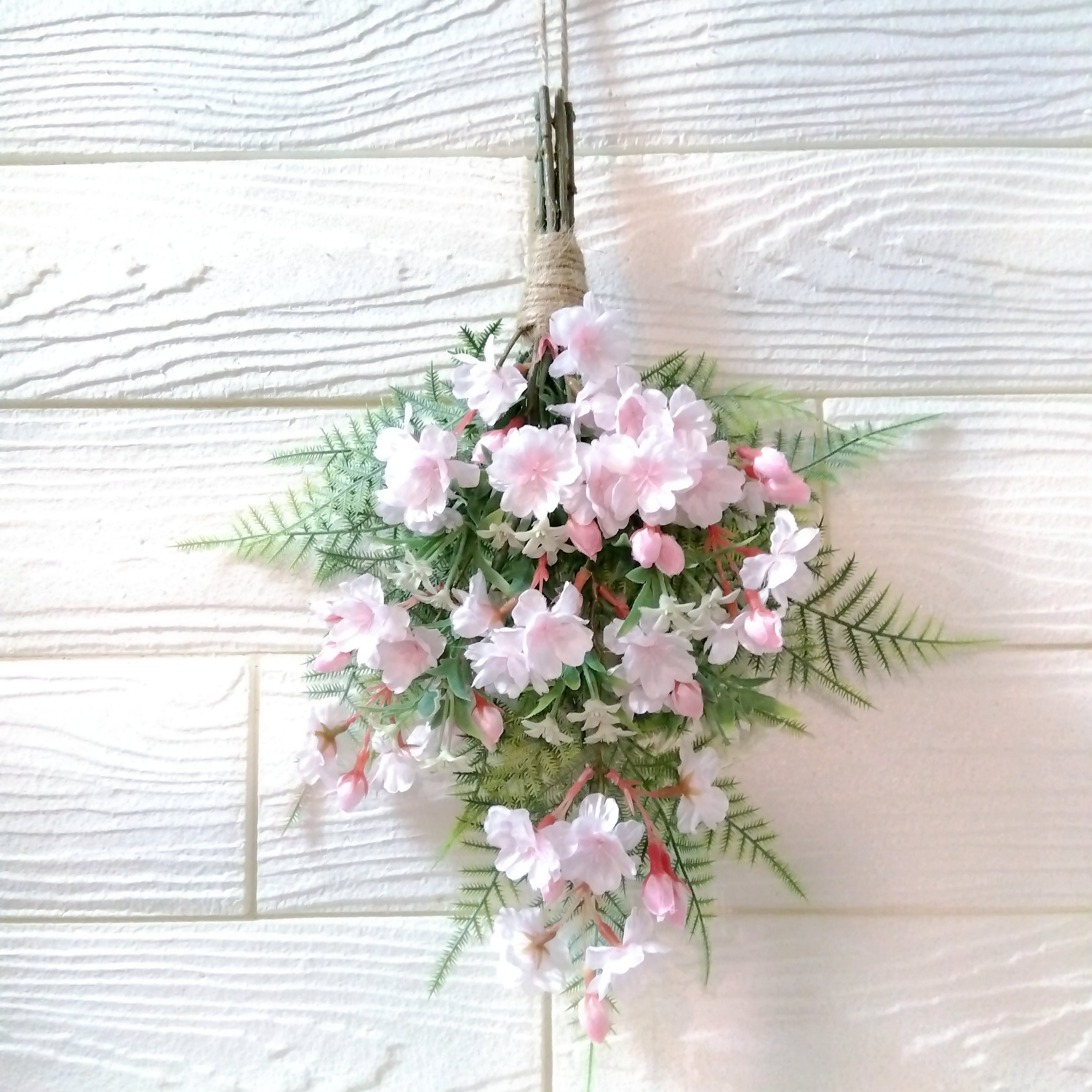 春色 スプリングリース 桜 スワッグ しだれ桜 | 雑貨屋 HarryChop