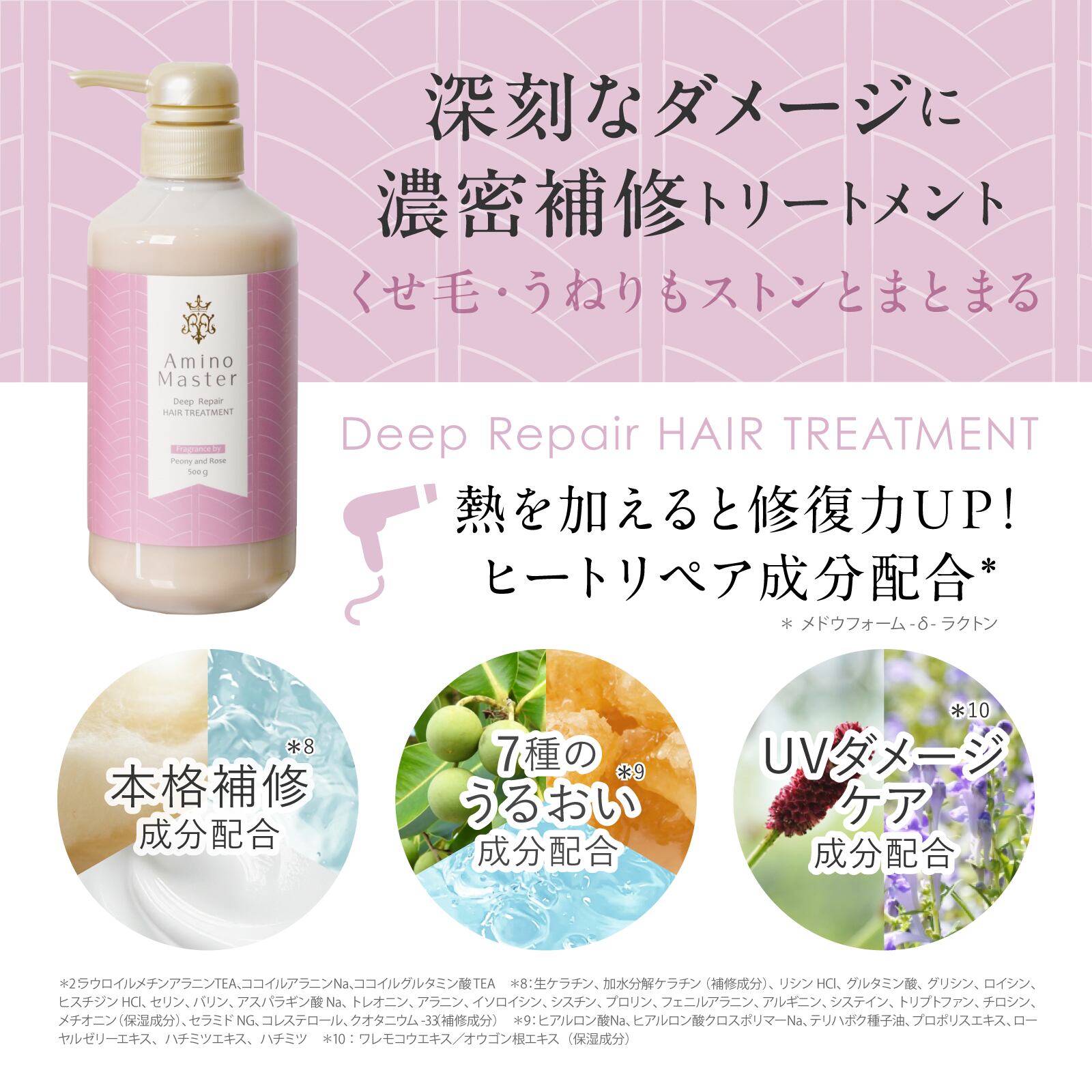 つめかえ用】アミノマスター ディープリペアヘアトリートメント 400g