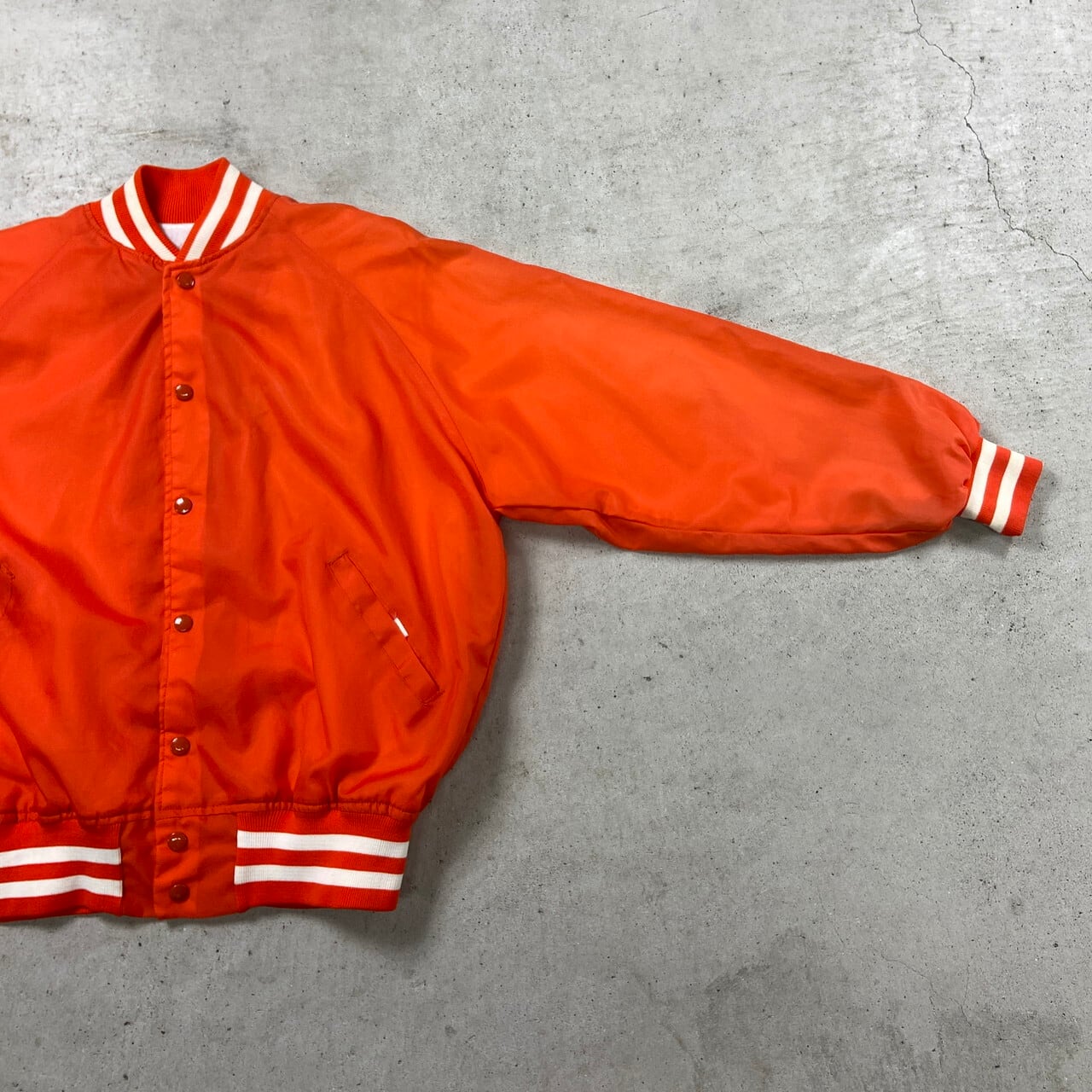 90年代 Fab-Knit ナイロンスタジャン メンズL 古着 90s アメカジ 