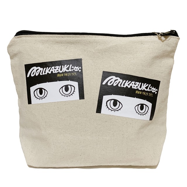 【SALE】ステッカー貼られても〜てるで マルチポーチ ナチュラル ミカヅキ / MIKAZUKI
