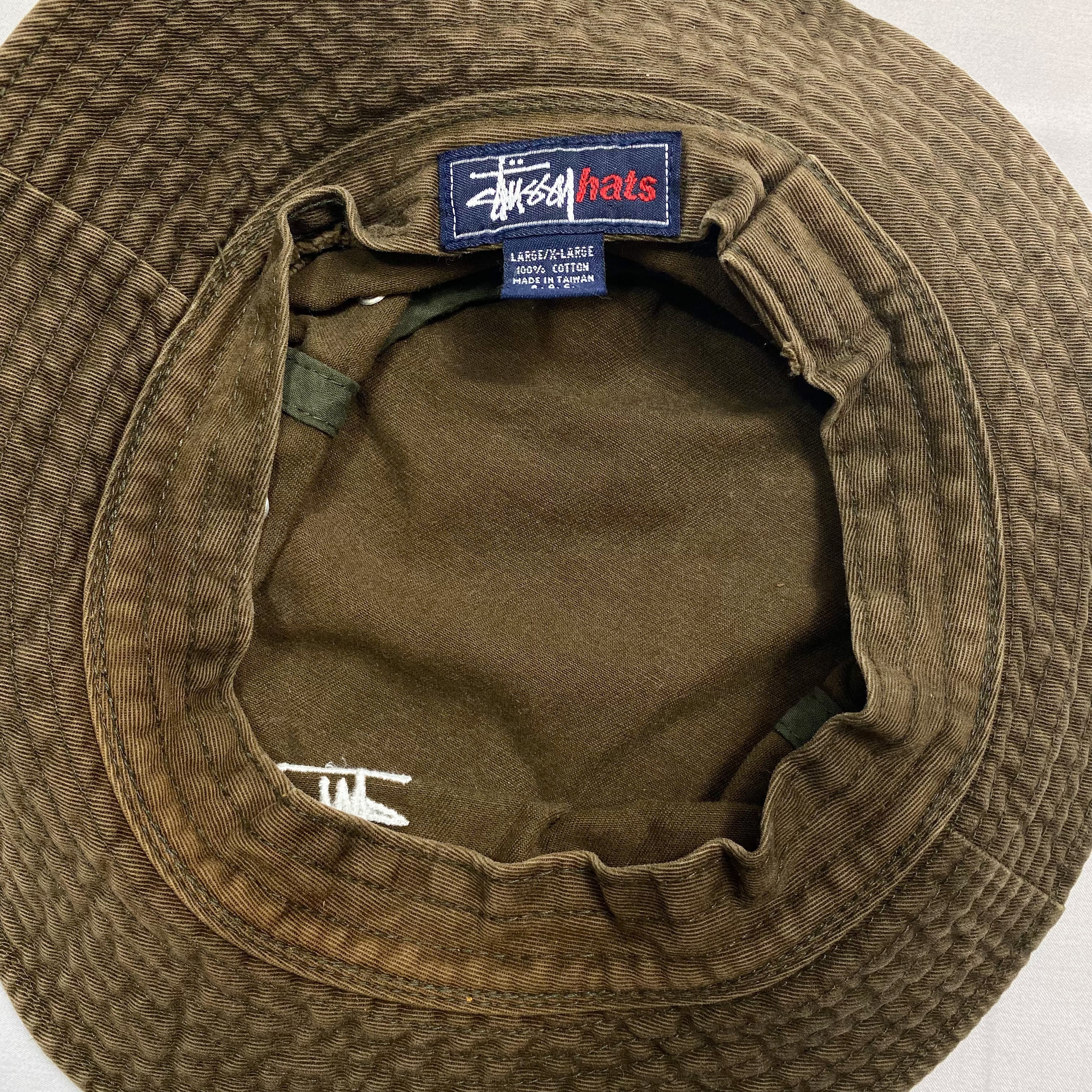 不明90’s old stussy HAT オールド ステューシー バケットハット