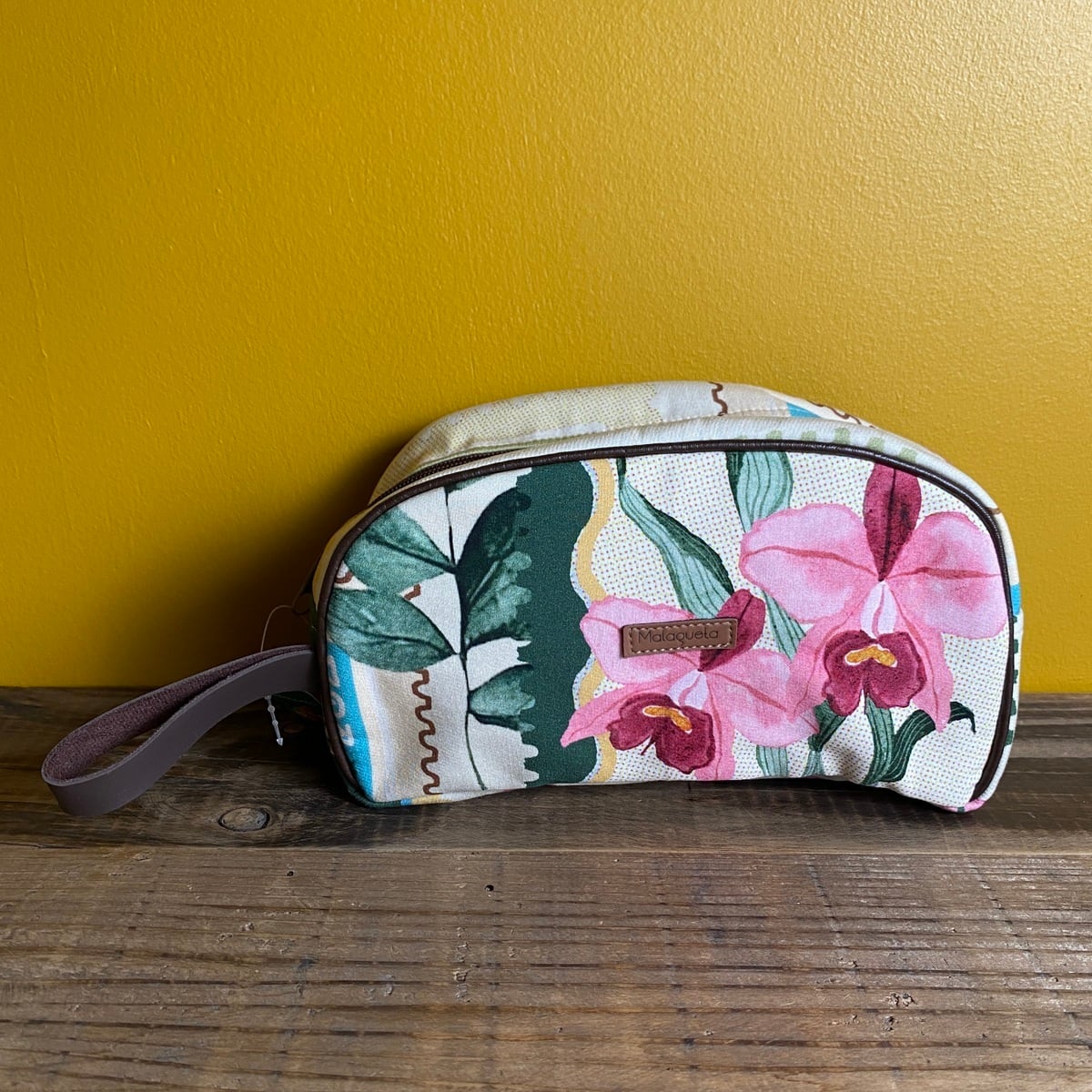 【MALAGUETA マラゲッタ】BOXポーチ小 アイボリー