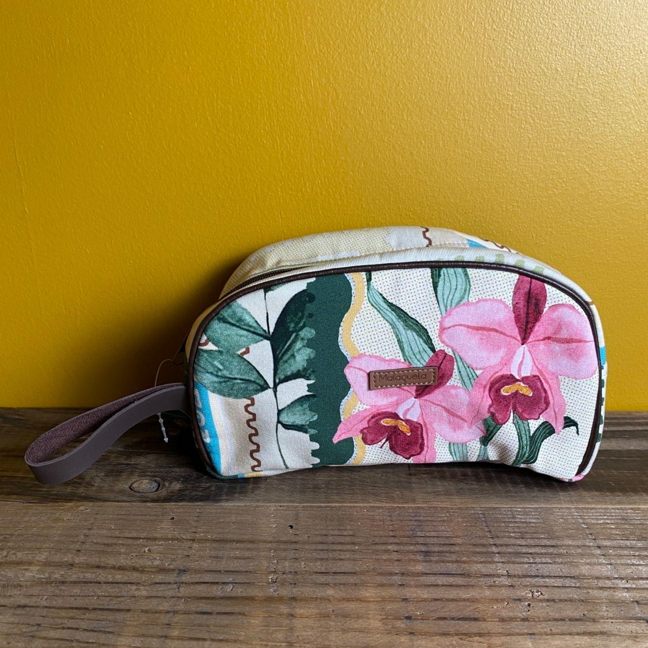 【MALAGUETA マラゲッタ】BOXポーチ小 アイボリー