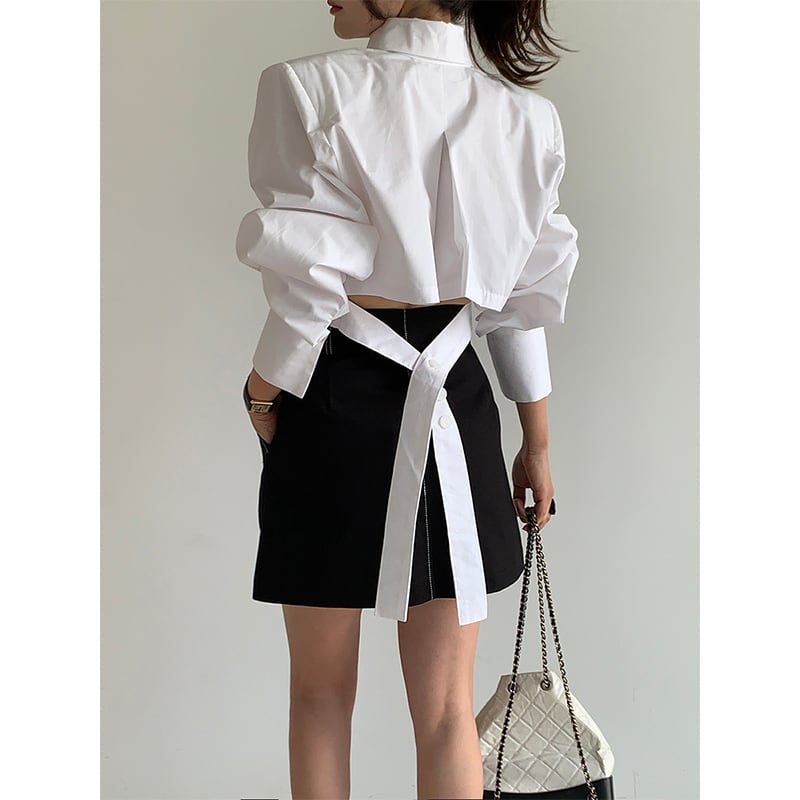 short monotone shirt 10149