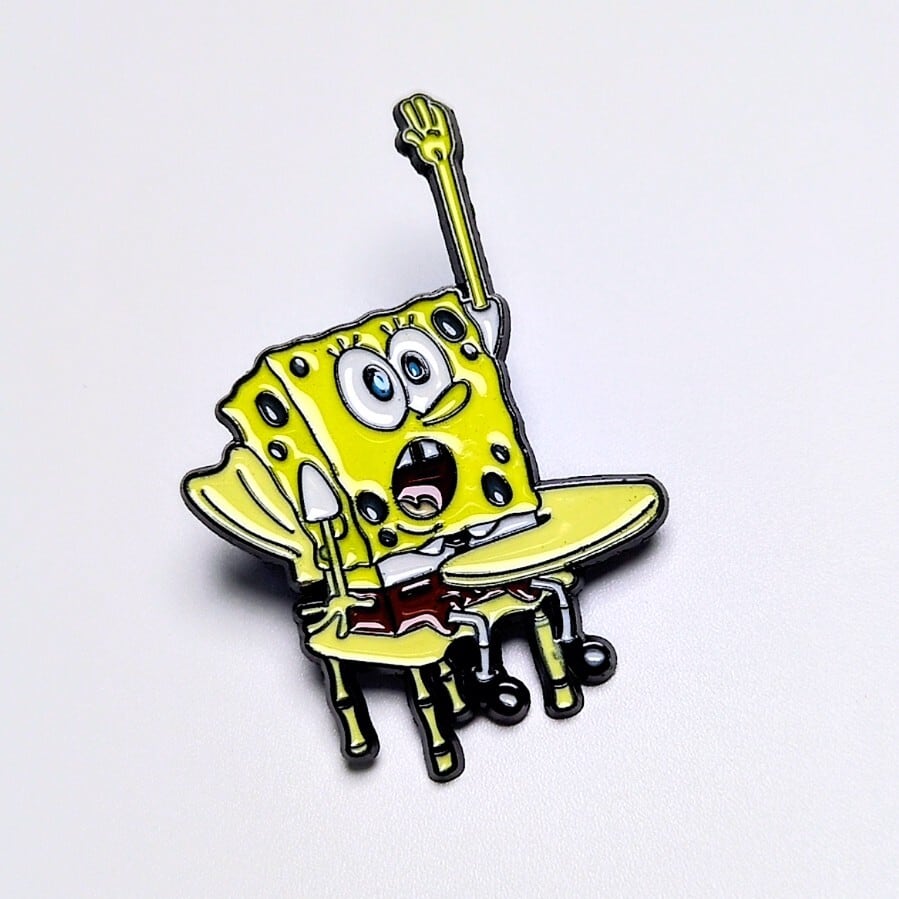 送料無料！ ★ピンズ PINS★ピンバッジ 【 SpongeBob SquarePants（スポンジボブ）】 〚アメリカン雑貨 アメトイ〛