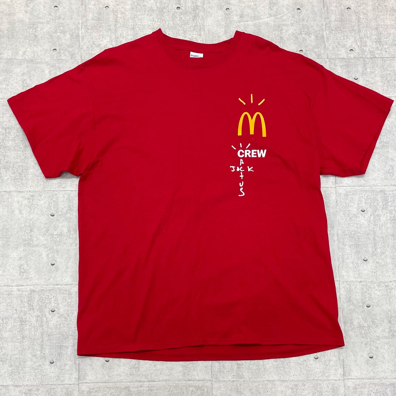 古着 送料無料 TRAVIS SCOTT×McDonald’ｓトラヴィス・スコットクルーTシャツＵＳＡ | Secca-eshop powered  by BASE