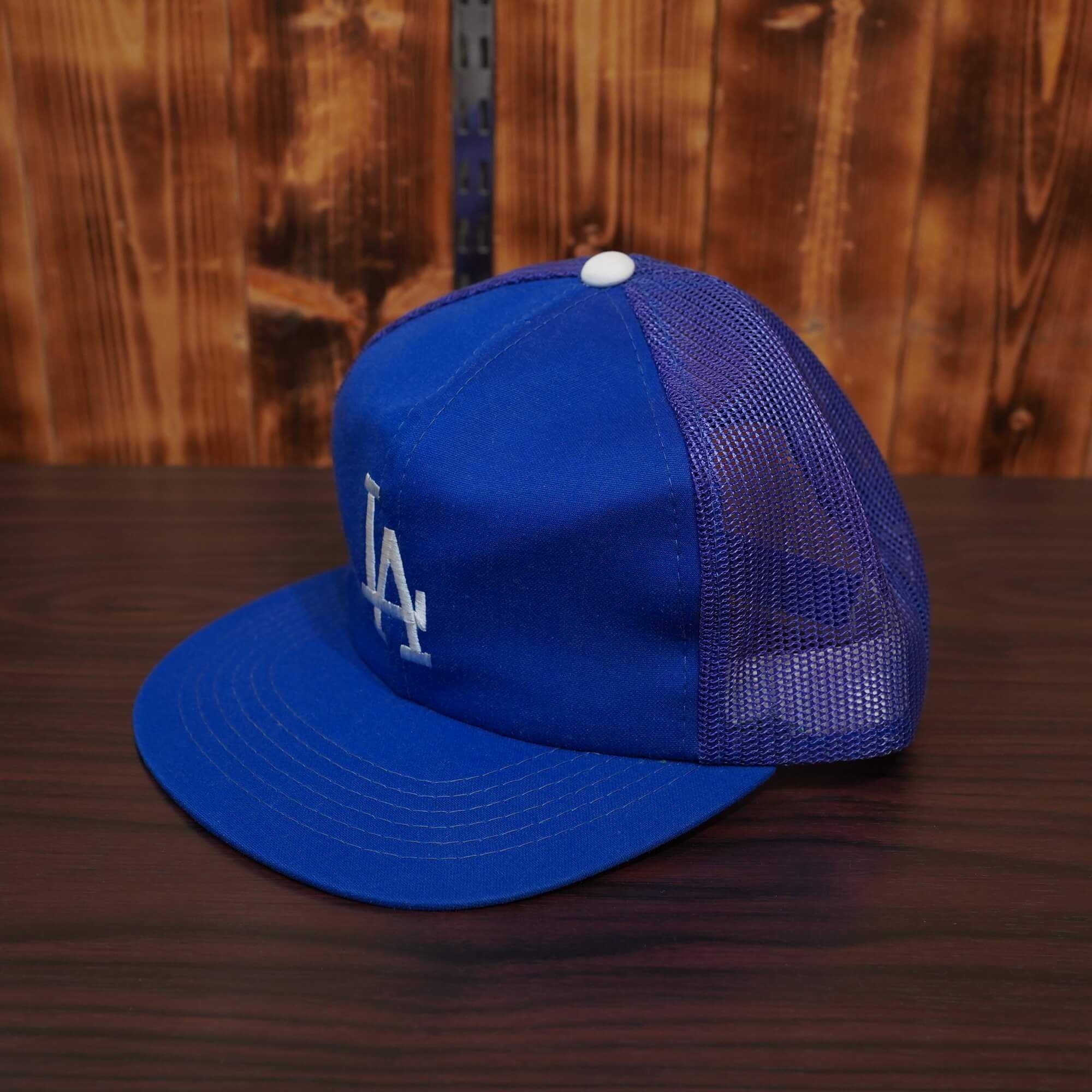 Los Angeles Dodgers メッシュキャップ/ロサンゼルス ドジャース mlb つば裏グリーン