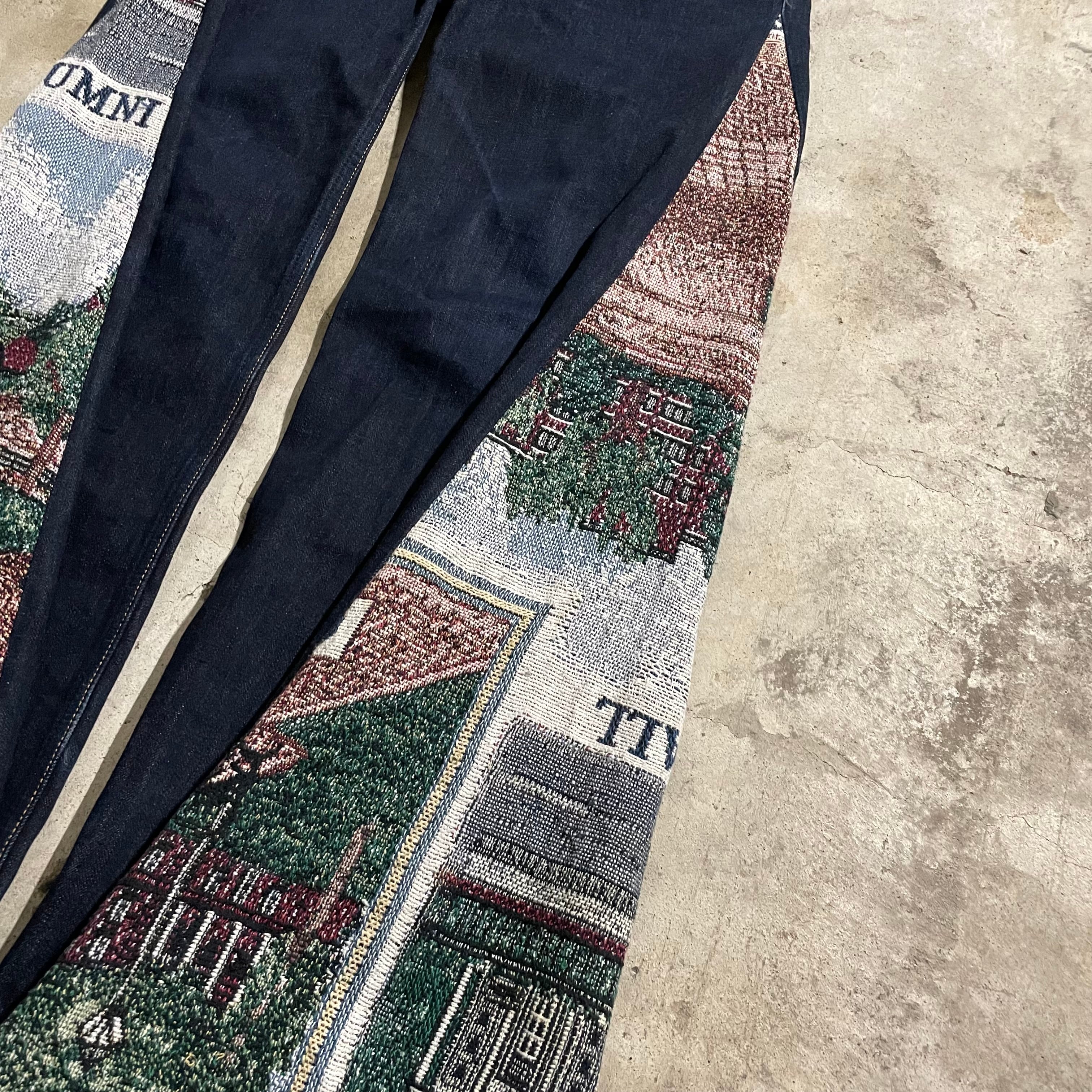 EINS_remake_collection〗USrag×flare denim pants/アメリカラグ 