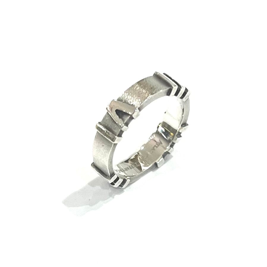 ○RIS○【ティファニー】アトラス　カーブエッジ　リング　９号　2145 TIFFANY&CO.】【9号】1994アトラスリング指輪 2006年限定／シルバー