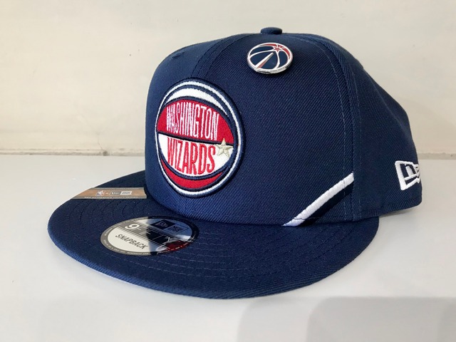 NEW ERA WASHINGTON WIZARDS 2019 NBA DRAFT 9FIFTY  SNAPBACK CAP (NAVY)