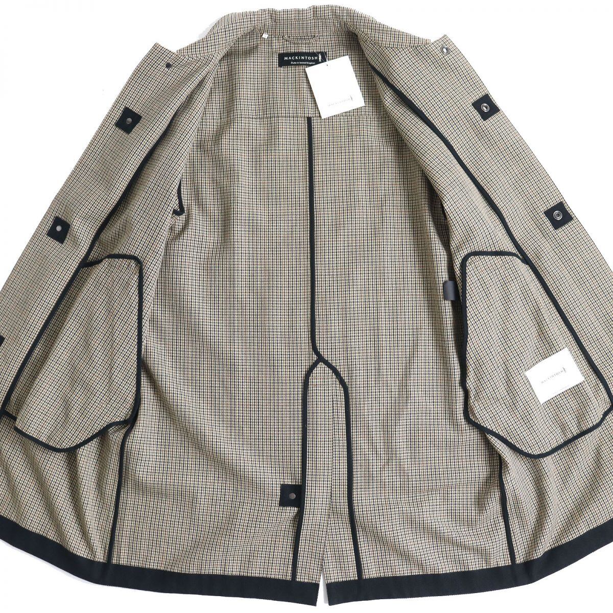 極美品△MACKINTOSH マッキントッシュ チェック柄 ハトメ 極美品△MACKINTOSH マッキントッシュ チェック柄 ハトメ