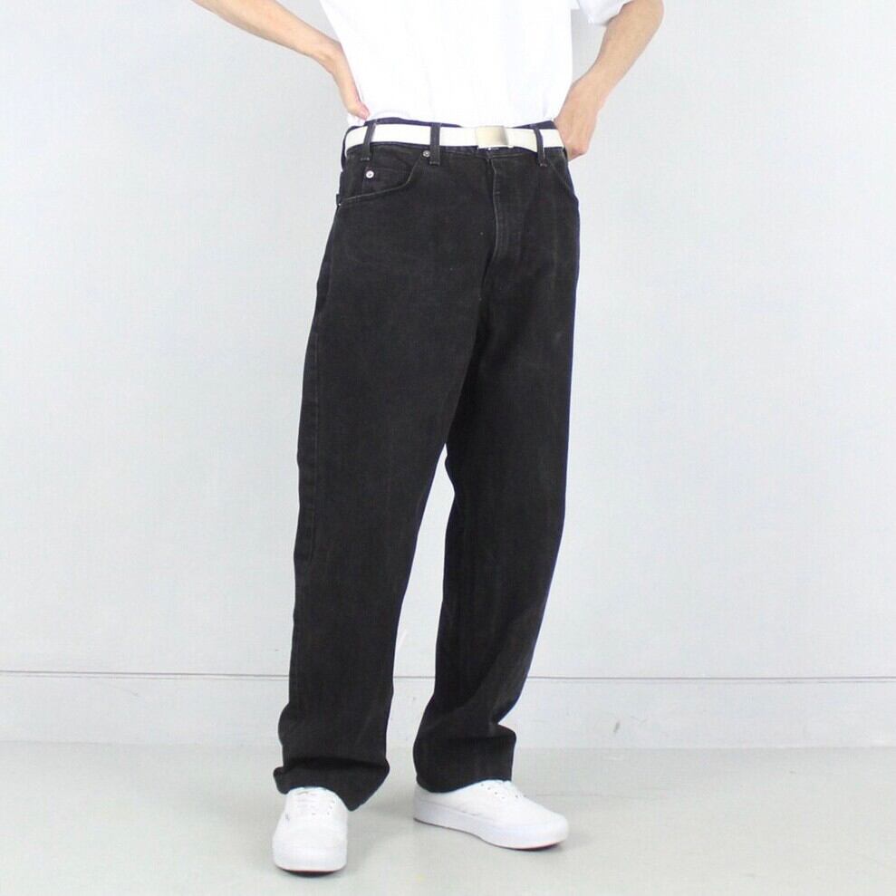 1990's vintage Levi's ブラックワイドデニムパンツ made in USA 1990's vintage Levi's ブラックワイドデニムパンツ made in USA