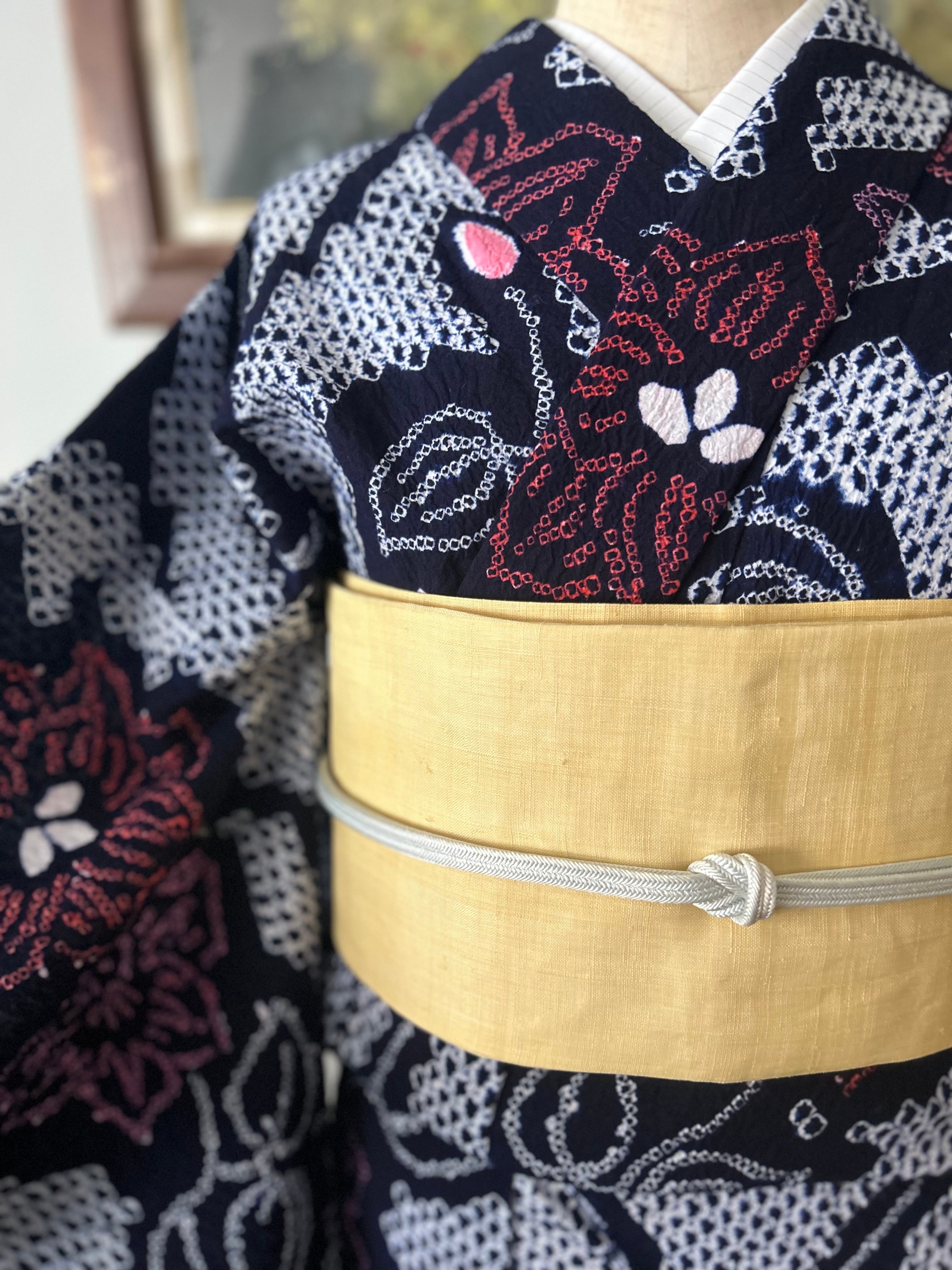 着物の袋帯 紬 茶系 花更紗 未使用品 逸品着物の袋帯 【公式通販】