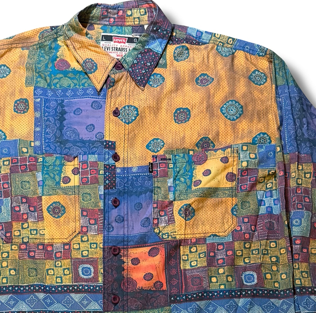 1990s PaisleyPattern L/S Shirt