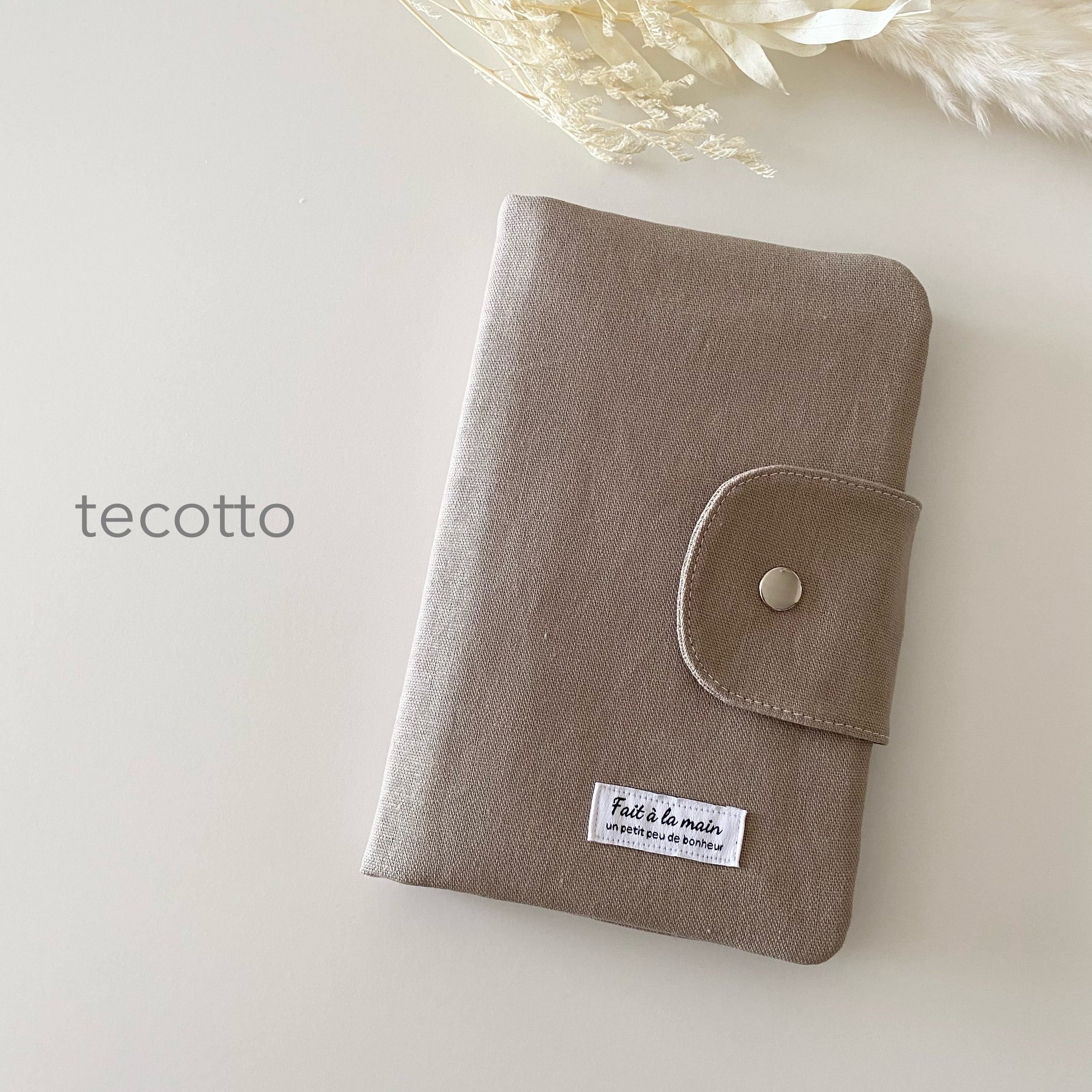 コットンリネン ソリッド マルチケース 母子手帳ケース