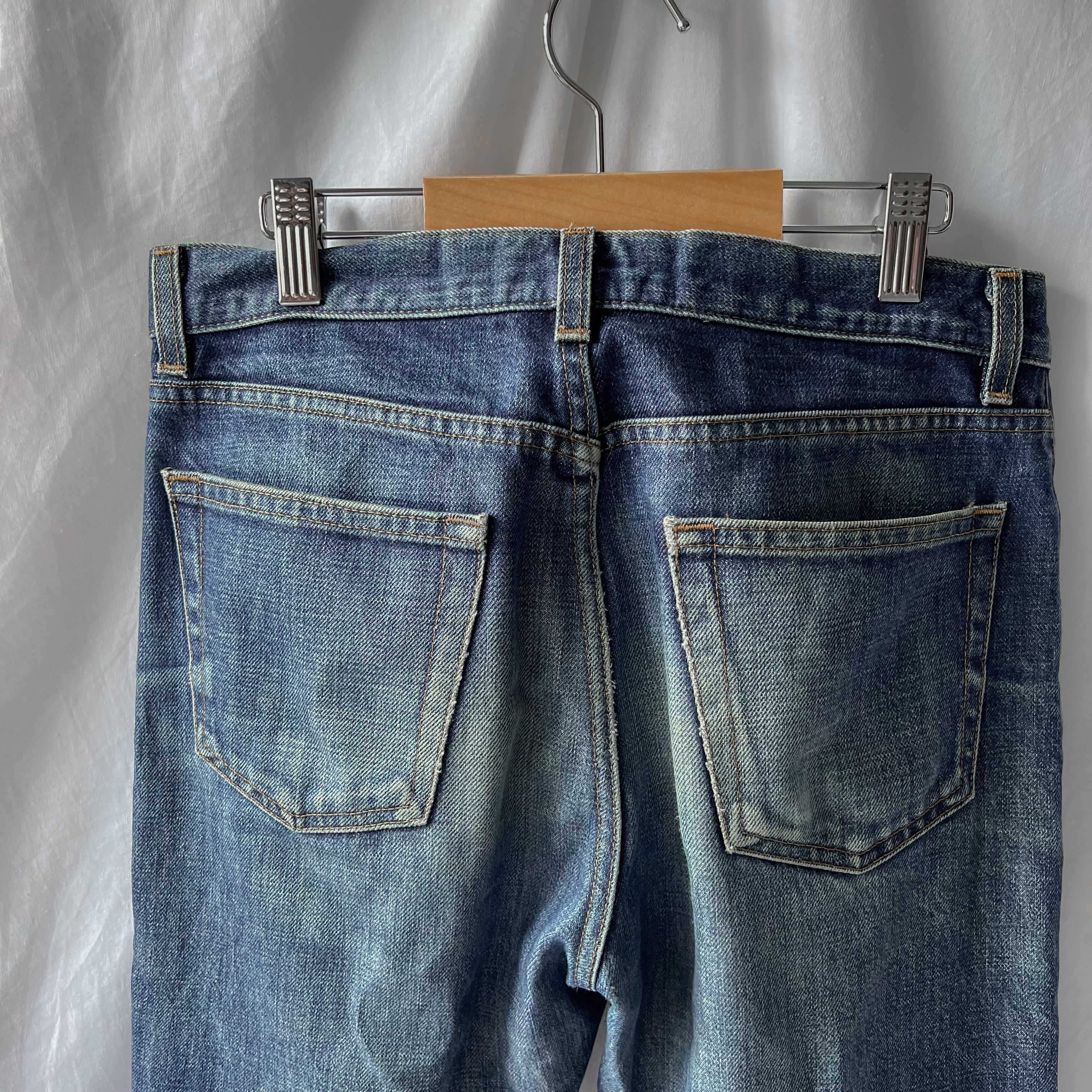 helmut lang” produced in 1999 本人期 classic raw denim ヘルムート