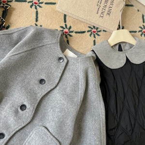 冬ラシャジャケットOR中綿入りワンピース