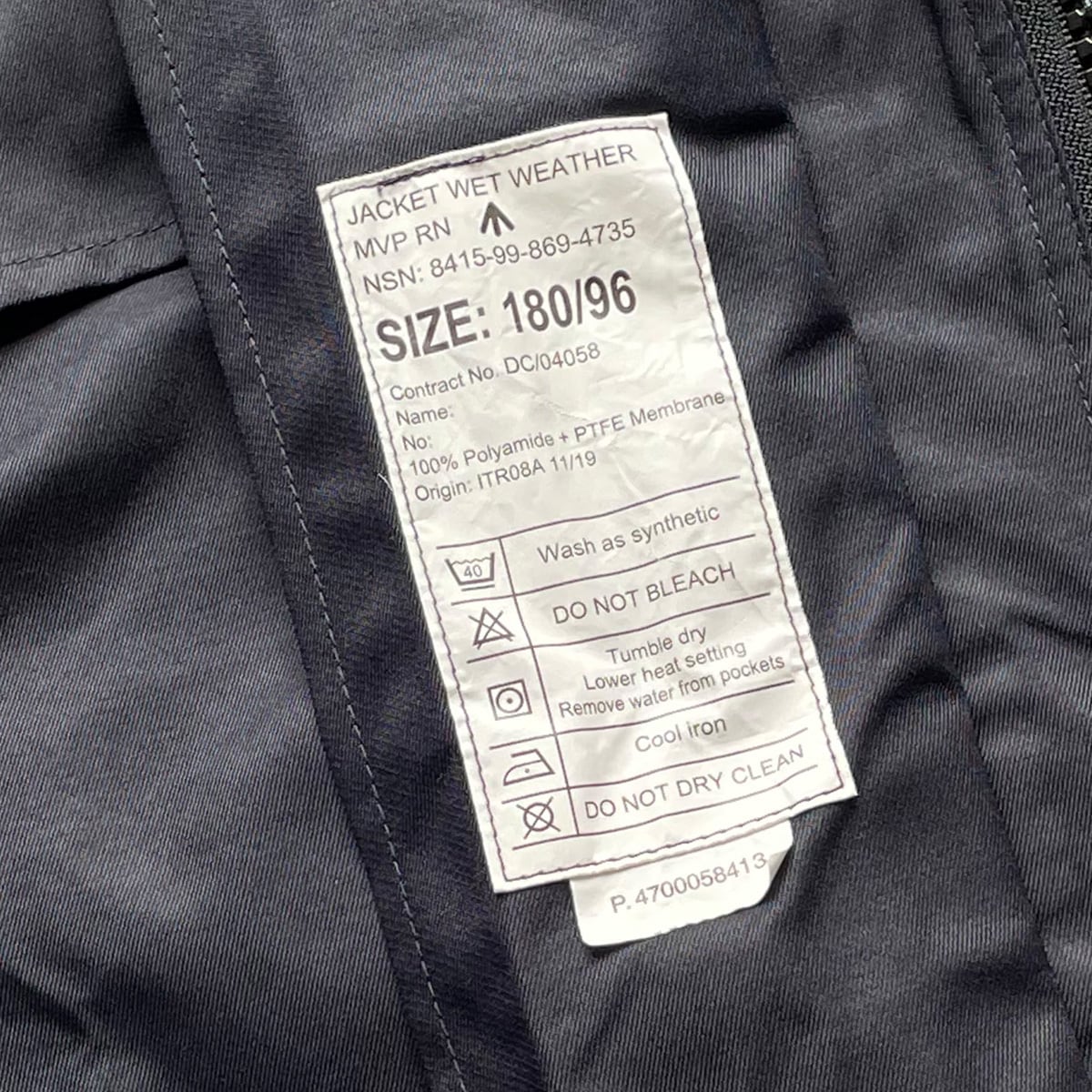 BRITISH ARMY ROYAL NAVY SYMPATEX PARKA ］イギリス軍 イギリス海軍