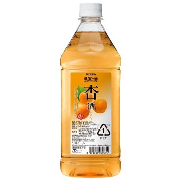 アサヒ】大容量・濃縮カクテルコンク『果実の酒 杏酒 カクテルコンク