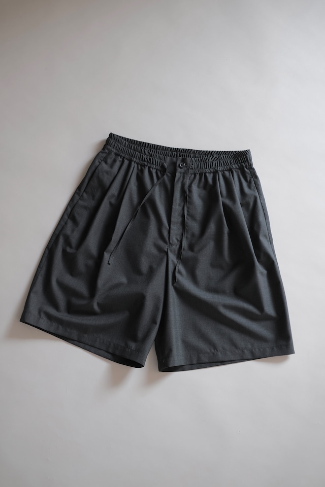 Graphpaper /  Fine Wool Heather Drawsting Track Shorts