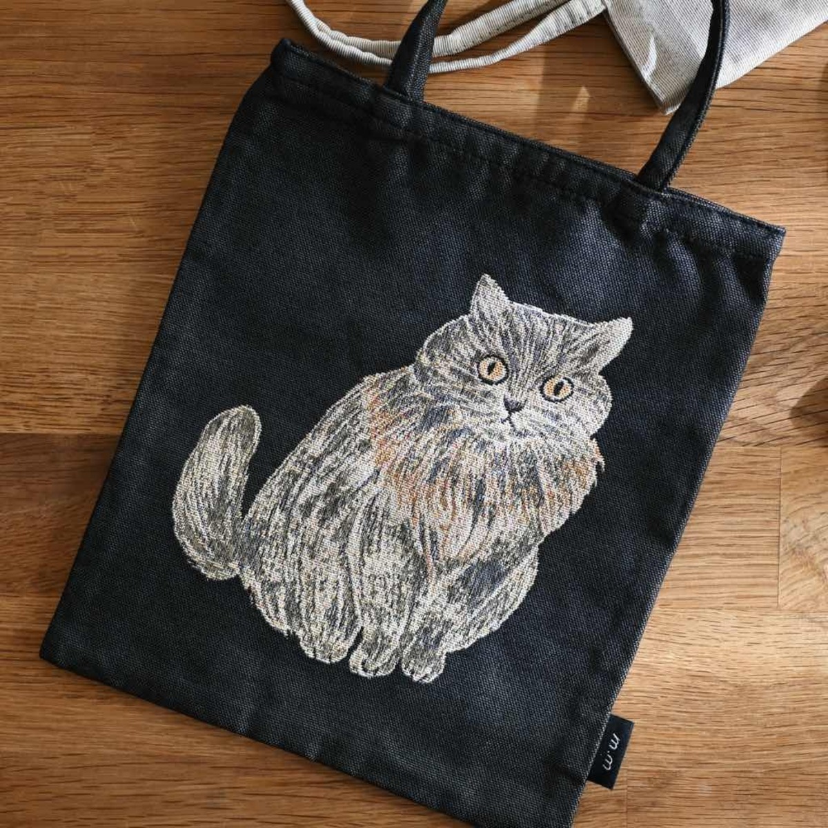 ねこのミニバッグ Nala（ブラック）｜松尾ミユキ 黒 猫 レトロ 雑貨屋 