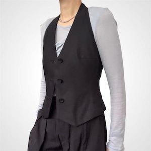 iirot   Linen Gilet