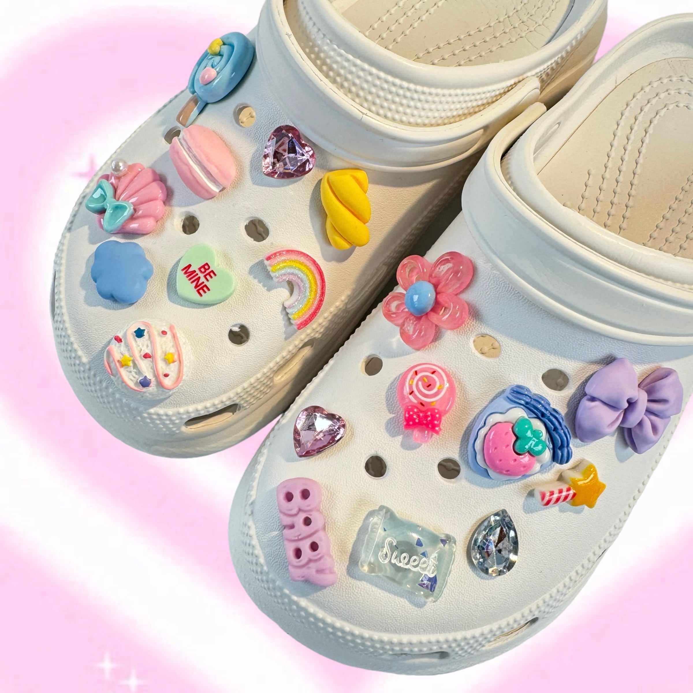 ꒰ fancymade ꒱ 原宿系ジビッツパーツ(18pcs)【FM-0021】 | fancypods