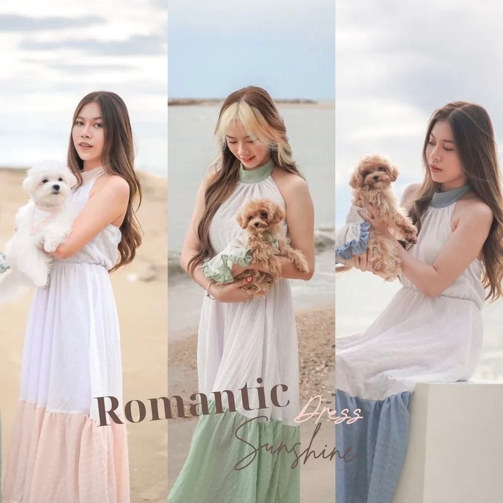 Romantic Sunshine – Long Dress(飼い主さん用)