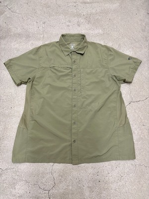 MOUNTAIN HARD WEAR/CANYON S/S Shirt/L/キャニオンショートスリーブシャツ/半袖シャツ/ベンチレーション/カ－キ/マウンテンハードウェア