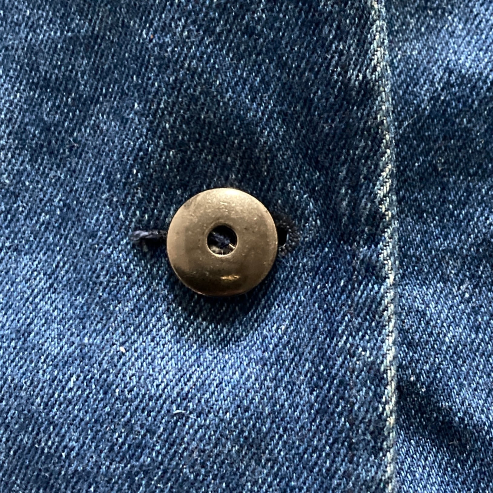 80s】Eddie Bauer エディーバウアー 表記L 黒タグ デニム テーラード
