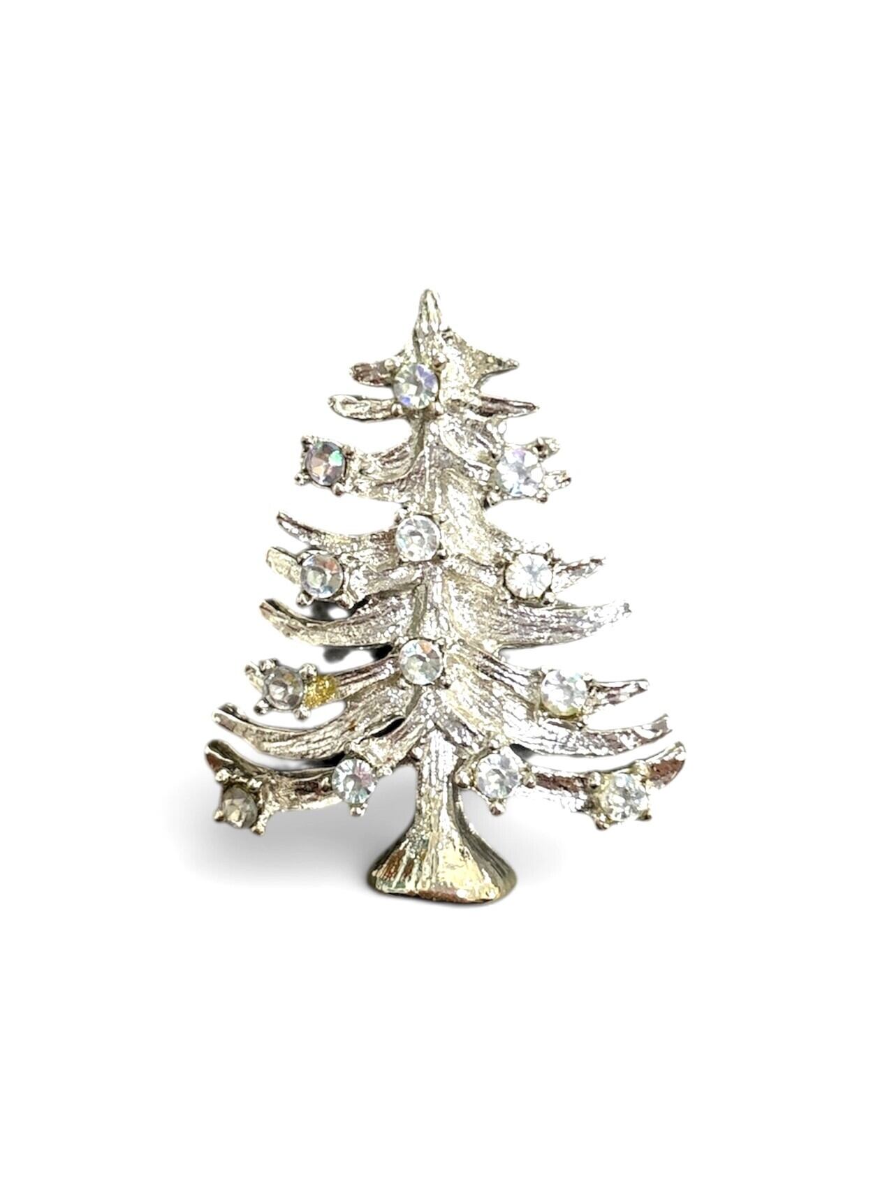 USA WEISS ヴィンテージブローチ Xmas Tree 5Candles Weiss Christmas Tree Brooch