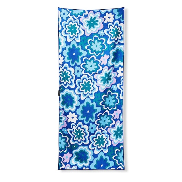 THE NOMADIX(ノマディックス) GROOVY FLOWERS BLUE GREEN TOWEL