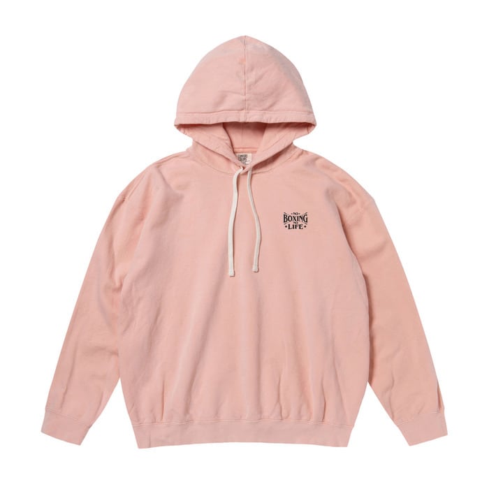 GNARCOTIC LOGO HOODIE - PINK WITH BLACK (ジーナーコティック ロゴ