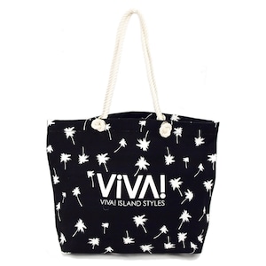 VIVA! ISLAND｜ビバアイランド BEACH TOTE BAG (帆布トートバッグ/ブラック｜V-912302)