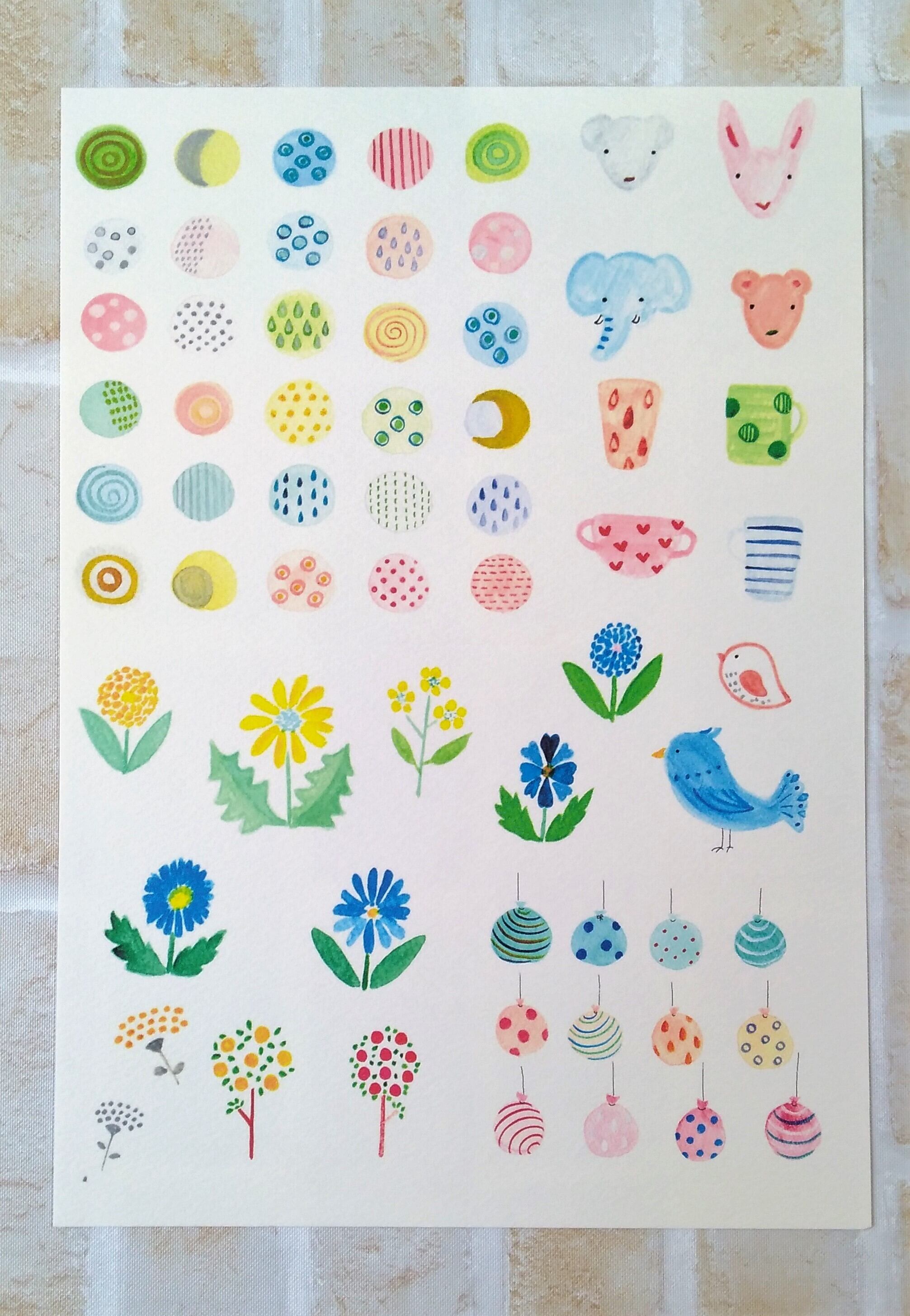 ふうちゃん♪　ポスター　A４サイズ　４枚セット we-love-sticker_raw-002