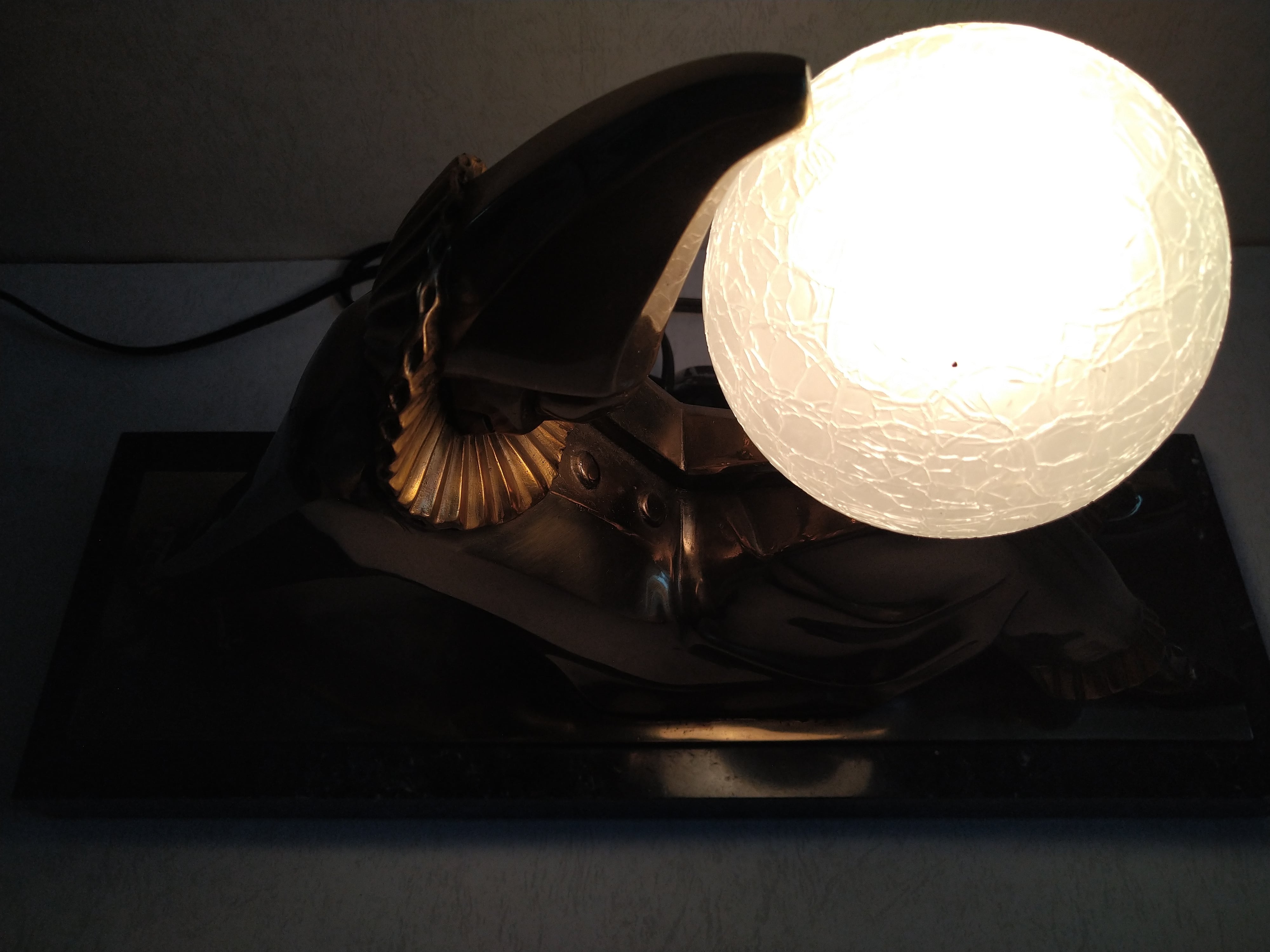 ア−ルデコのピエロランプ 　アンティーク・レプリカ ア−ルデコのピエロランプ アンティーク・レプリカ