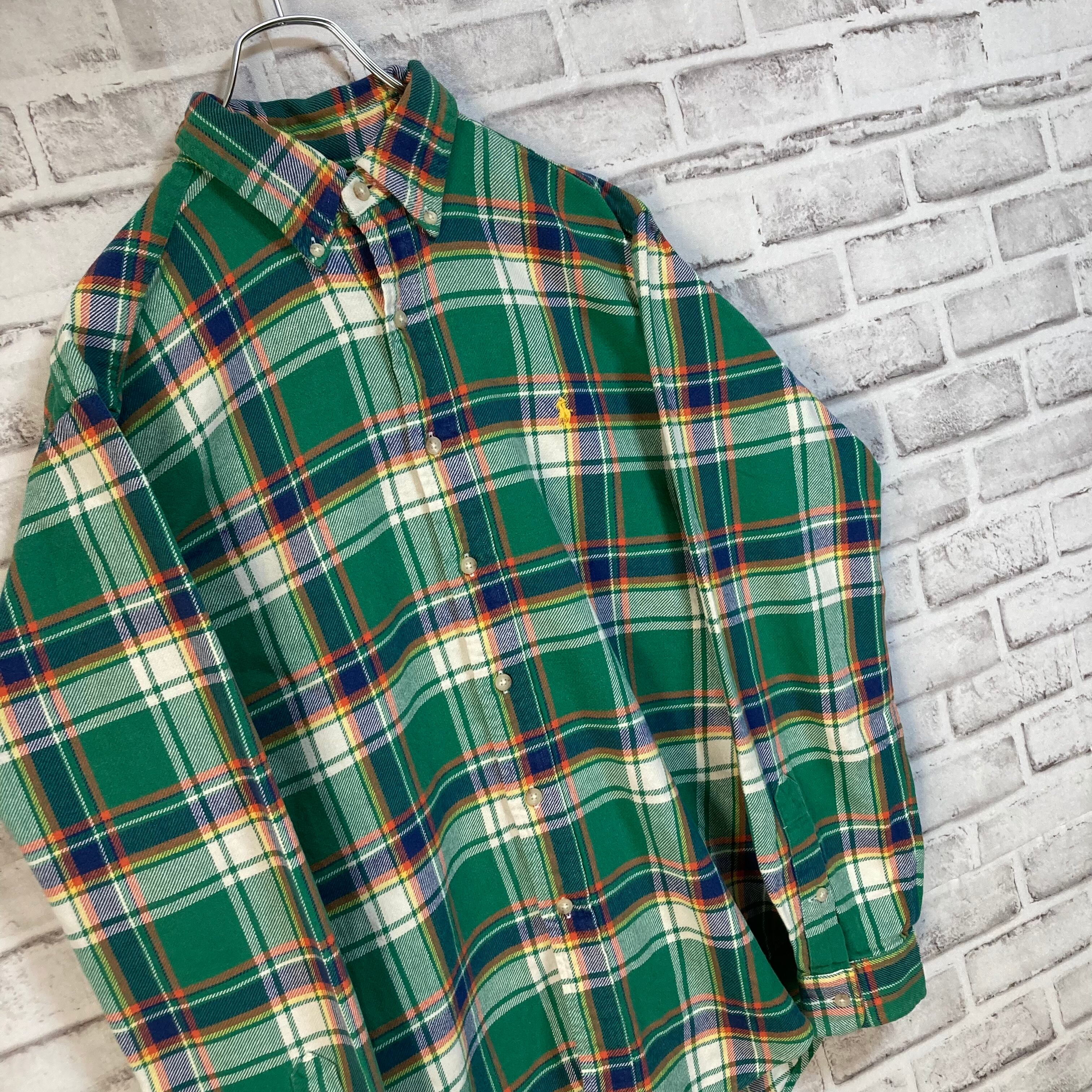 Ralph LaurenL/S Check BD Shirt L相当 “ Classic FIT” s ラルフ