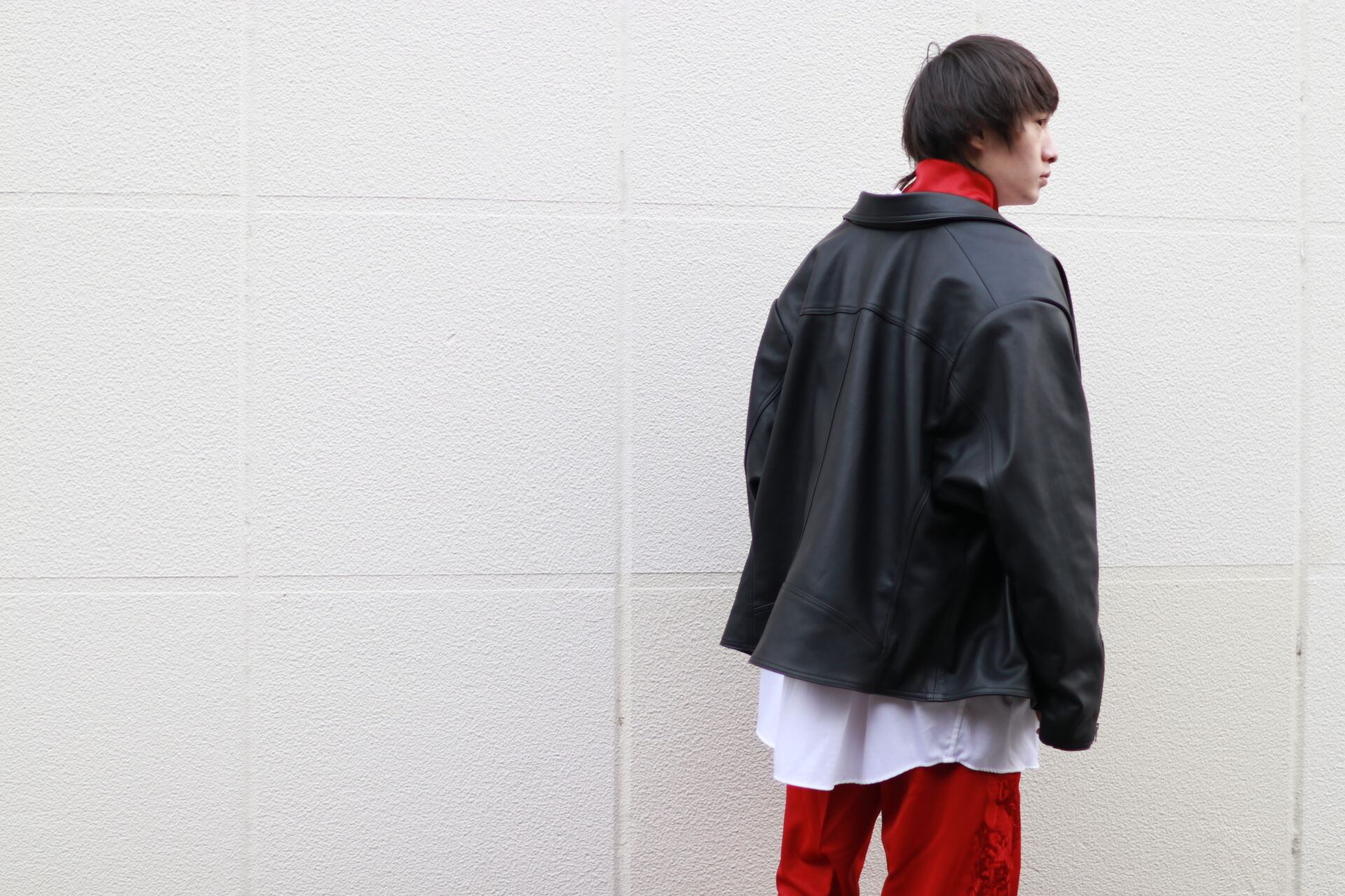 doublet MARIONETTE LEATHER RIDER'S JACKET| 20SS01BL102 | IAAAM doublet MARIONETTE LEATHER RIDER'S JACKET| 20SS01BL102 | IAAAM