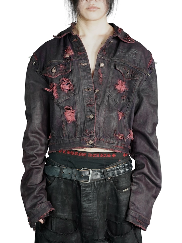 【DES'N'ATE】SCAB CRUST DENIM JACKET