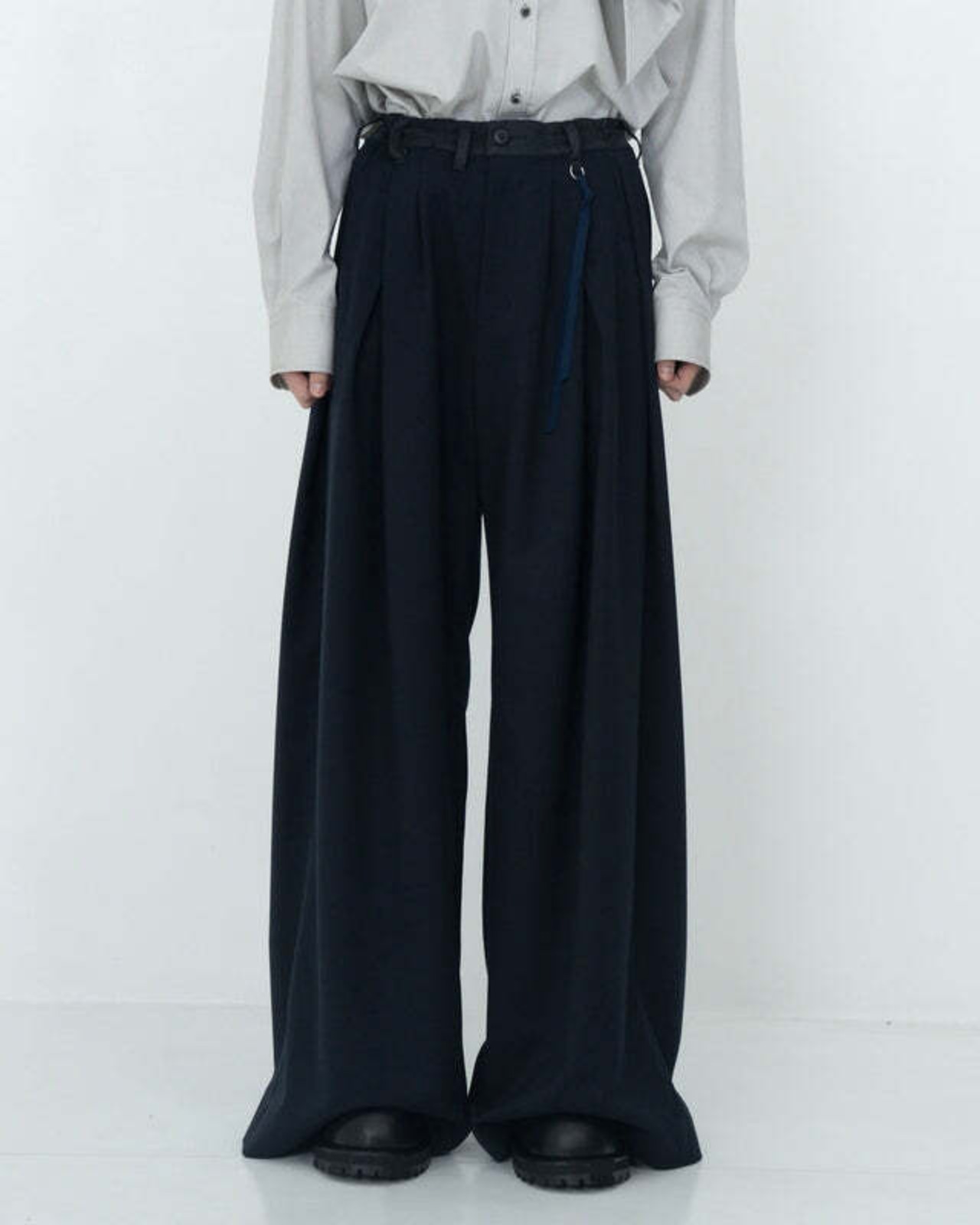 【26AW】Tamme タム / 4-TUCK WIDE SLACKS - 8