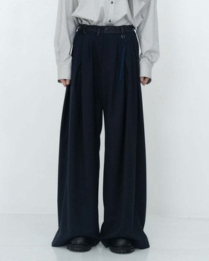 【26AW】Tamme タム / 4-TUCK WIDE SLACKS