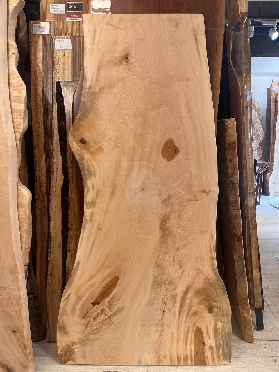 たのメル便】高級 トチノキ 栃 一枚板 たのメル便】高級 トチノキ